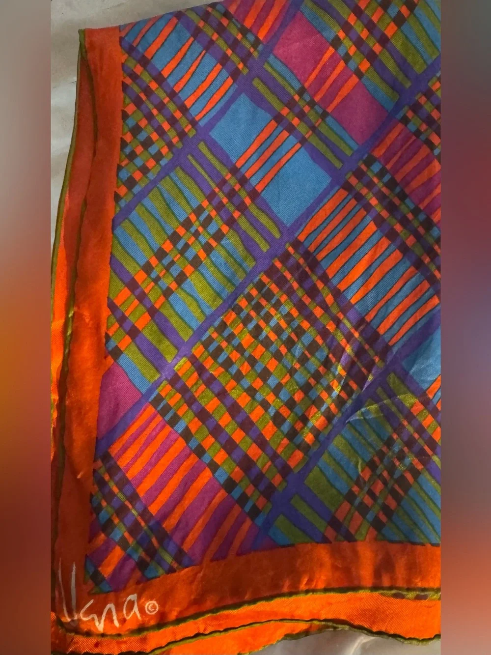 Vera Neumann bright plaid